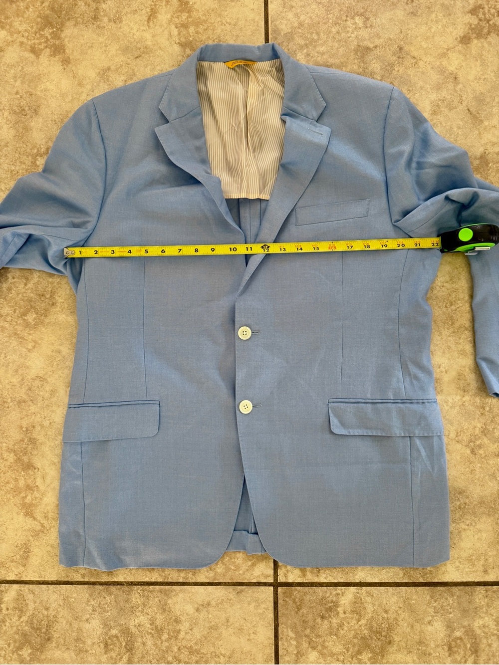 Hickey Freeman Light Blue Two-Button Blazer - Picture 9 of 12